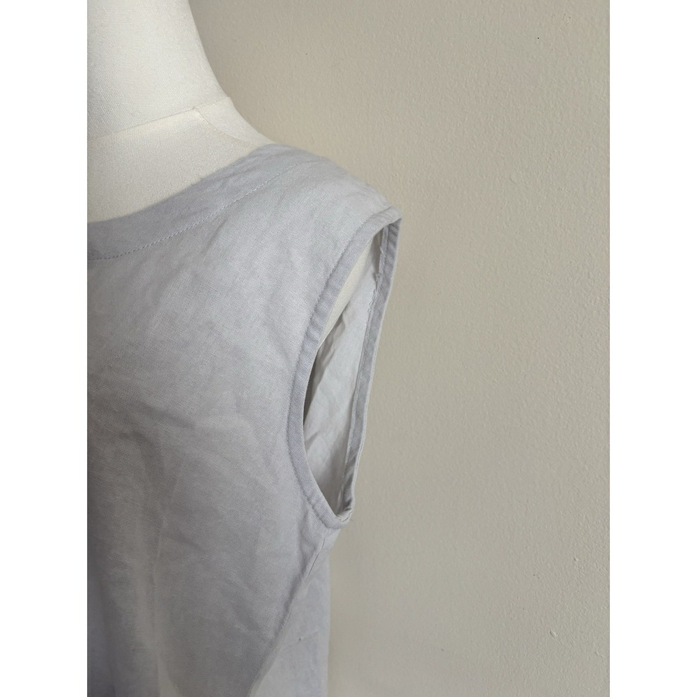 Windhorse Large XL Coastal Lagenlook Natural Fiber‎ Cotton Tunic Top Boho *Flaw - Picture 3 of 6